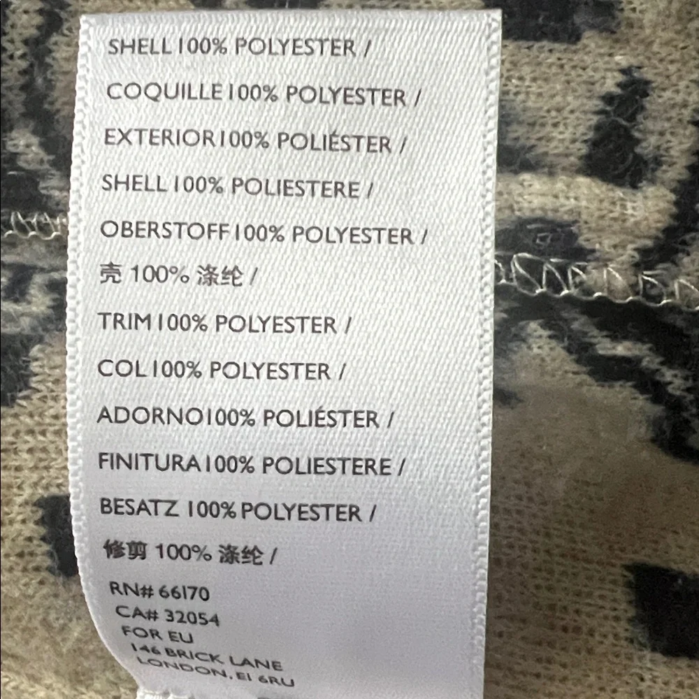 BDG Beige and Navy Patterned Jacket - Picture 14 of 16